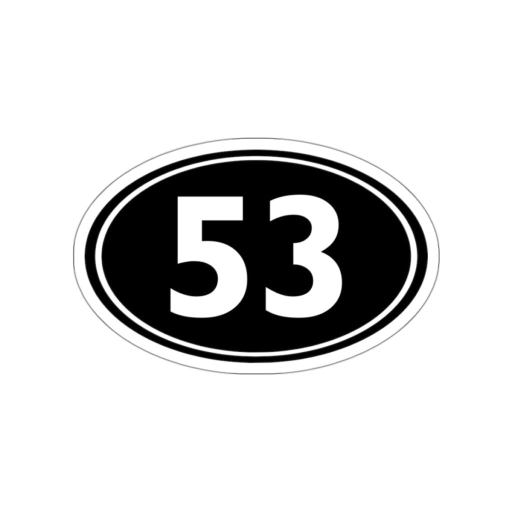 53 Logo Sticker