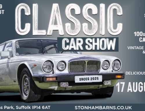 Car passes for Stonham Barns Classic Car Show 2025 are now available! 🚗✨