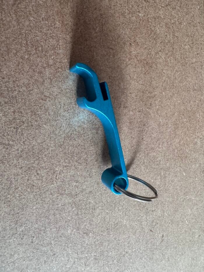 Metal Keyring - Bottle Opener Blue - Image 2